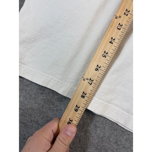 Columbia A Trout On My Fly Is Worth Two Swimming By Graphic T Shirt Men XL White - Picture 2 of 5